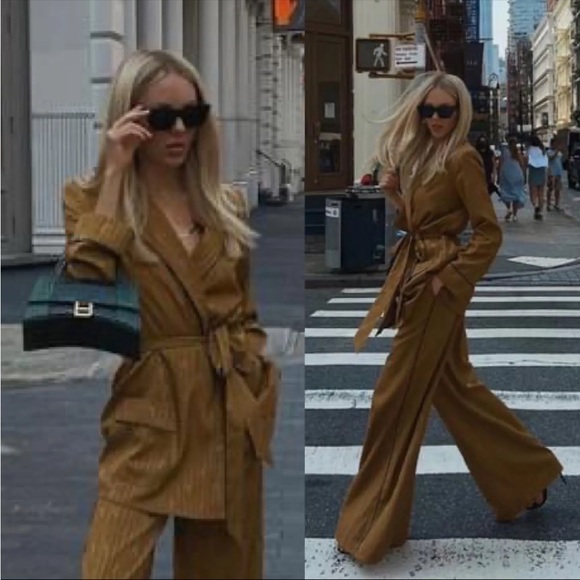 L’AGENCE IVY WIDE LEG PANT HORSE JACQUARD - Picture 4 of 5